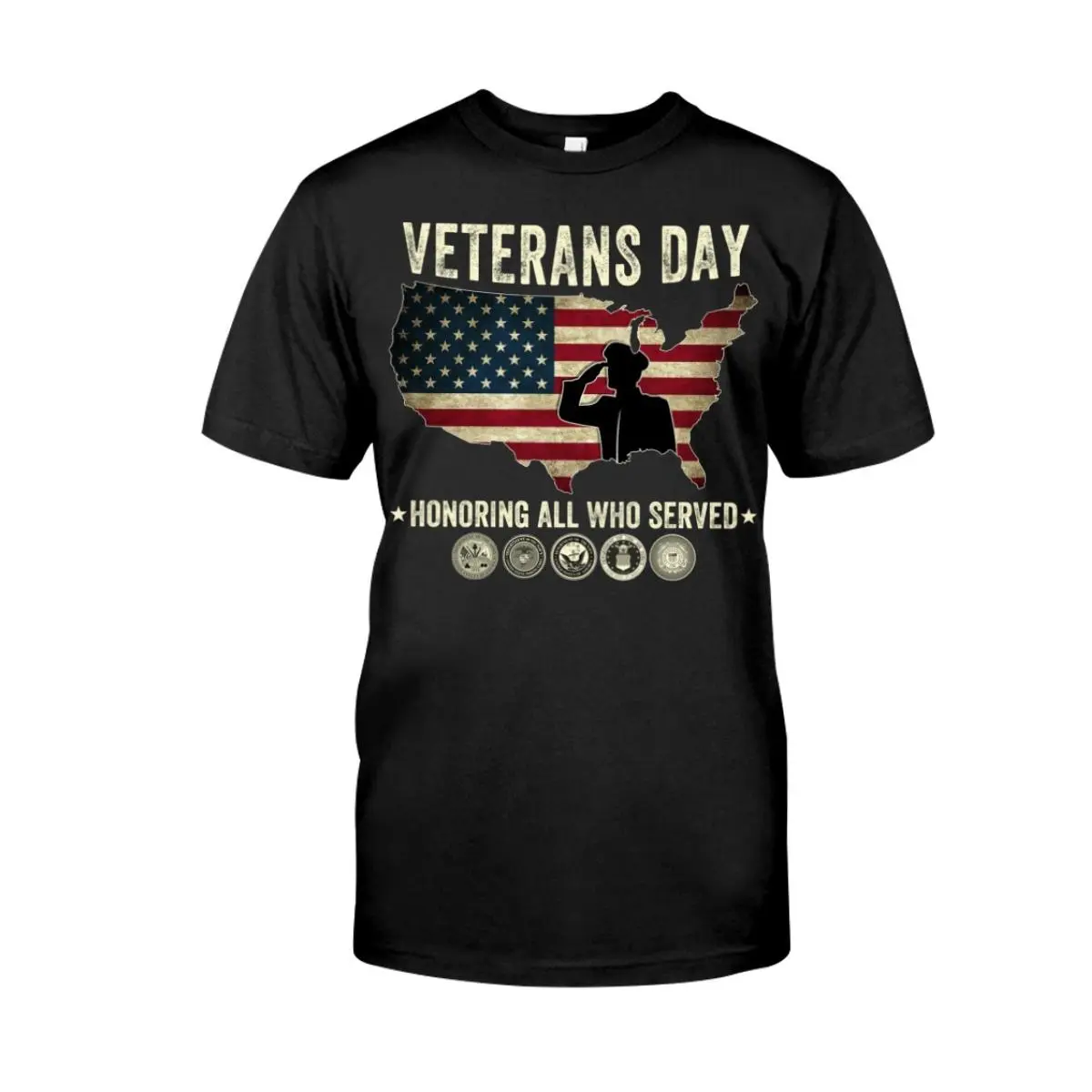 Honoring All Who Served Veterans Day Shirt Perfect Gift for a Veteran on Memorial Day 1