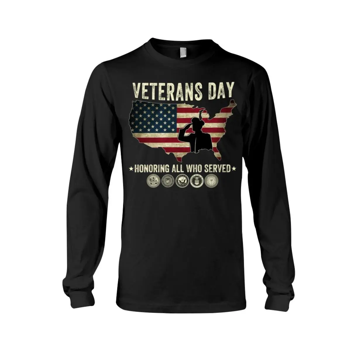 Honoring All Who Served Veterans Day Shirt Perfect Gift for a Veteran on Memorial Day 3