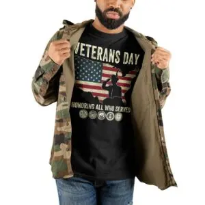 Honoring All Who Served - Veterans Day Shirt, Good Gift For Veterans Day 9 Honoring All Who Served Veterans Day Shirt Perfect Gift for a Veteran on Memorial Day 5