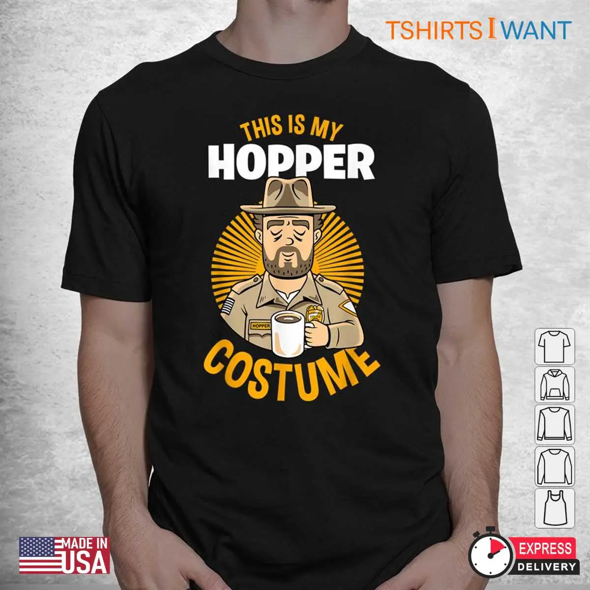 Hopper Halloween Costume Stranger Things Hopper Tee 2 1.jpg