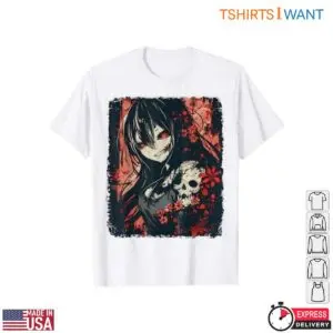 Horror Anime Girl Dark Fantasy Skull T Shirt 1 1.jpg