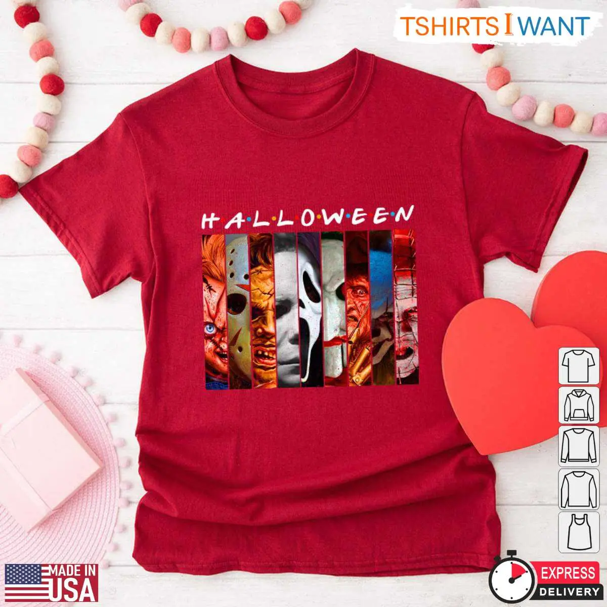 Horror Characters To Be For Halloween T Shirt 3 1.jpg