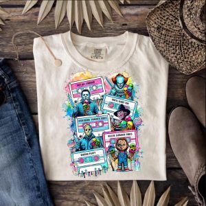 Horror Mixtape Summer Vibes Shirt – Cute Slasher Icons 80s Cassette Tee 3