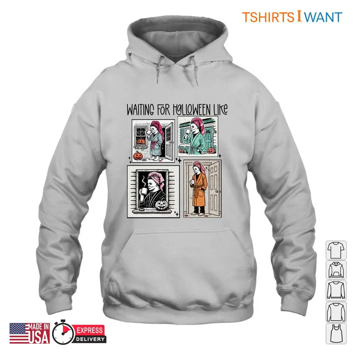 Horror Movie Character Sweatshirt 1