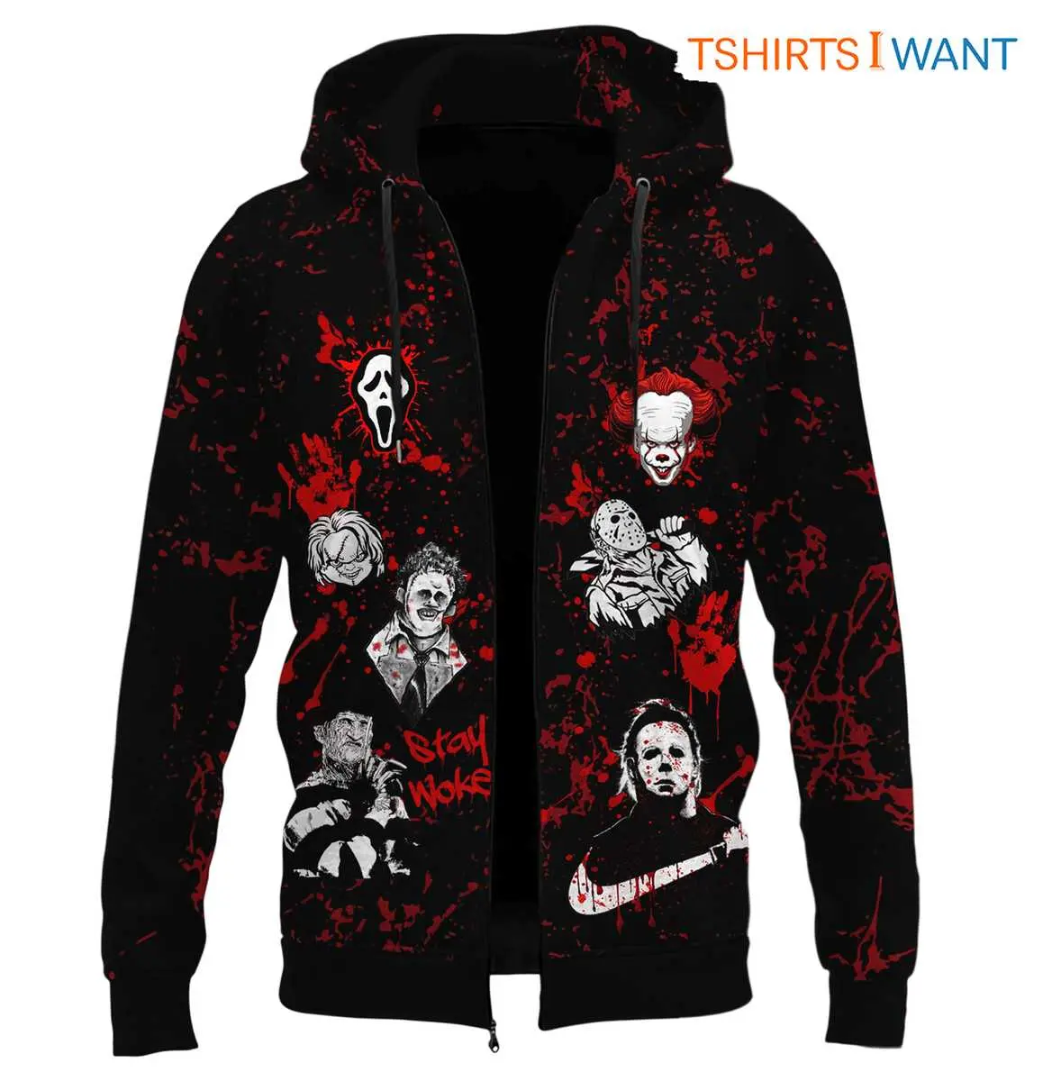 Horror Movie Characters Costumes – Ultimate Bloody Halloween All Over Printed 3D Hoodie 1 Horror Movie Characters Costumes Bloody Halloween 3D 1 1.jpg