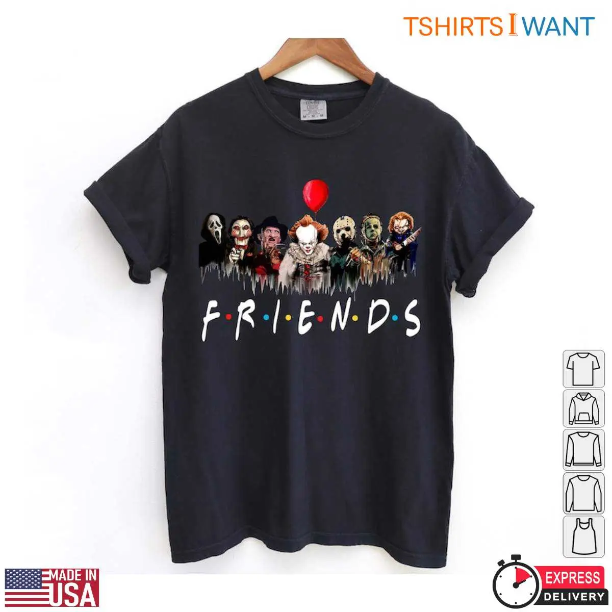 Horror Movie Characters FRIENDS Style Sweatshirt 7 1.jpg