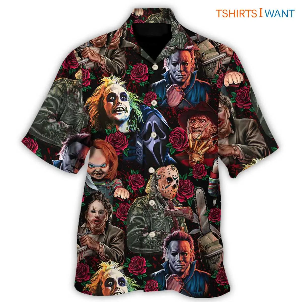 Horror Movie Hawaiian Shirt Retro Tropical Style 1 1.jpg