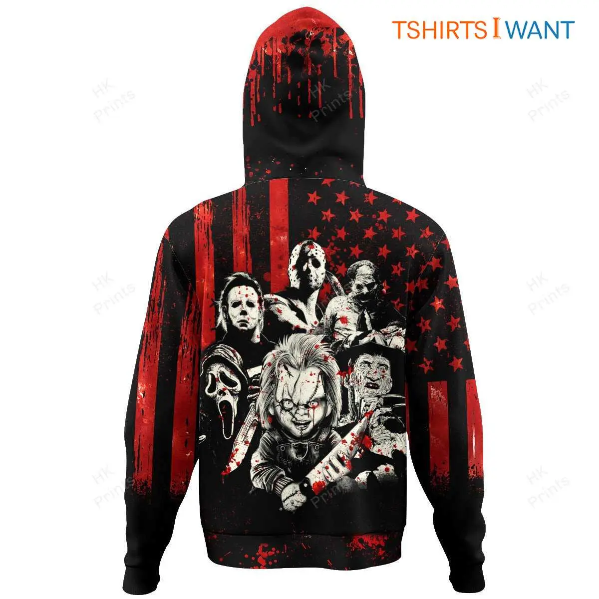 Horror Movie Villains Hoodie American Flag Design 3 1.jpg