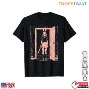 Horror Rabbit Mask Sinister Doorway T-Shirt 7 Horror Rabbit Mask Sinister Doorway T Shirt 4 1.jpg