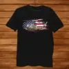 UH-1 Huey Helicopter in Vietnam with American Flag Vintage Shirt 10 UH-1 Huey Helicopter in Vietnam with American Flag Vintage Shirt