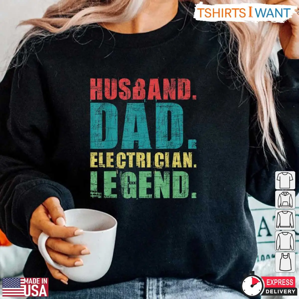 Husband Dad Electrician Legend Funny T Shirt 6 1.jpg