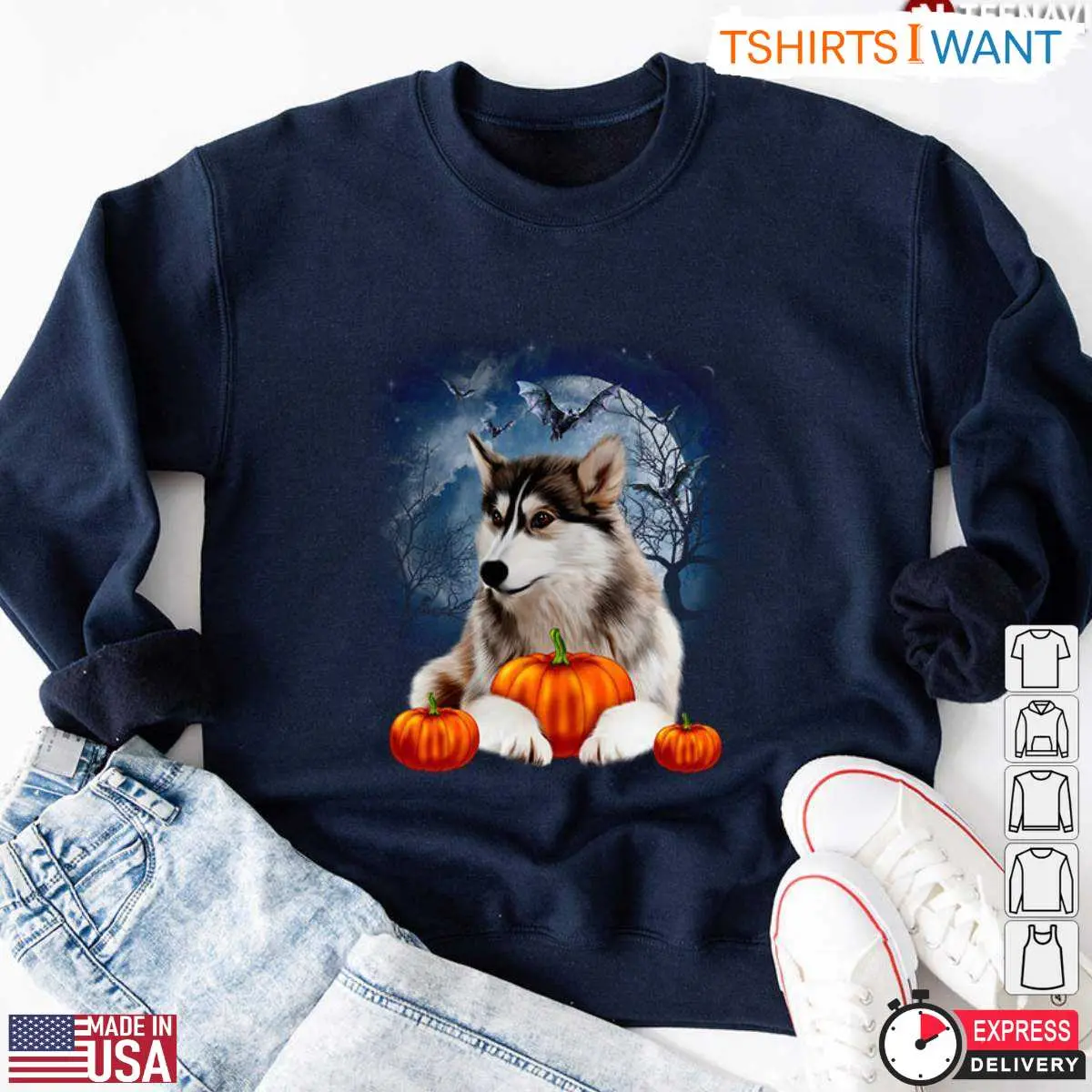 Husky Halloween Night Pumpkin Sweatshirt 3 1.jpg