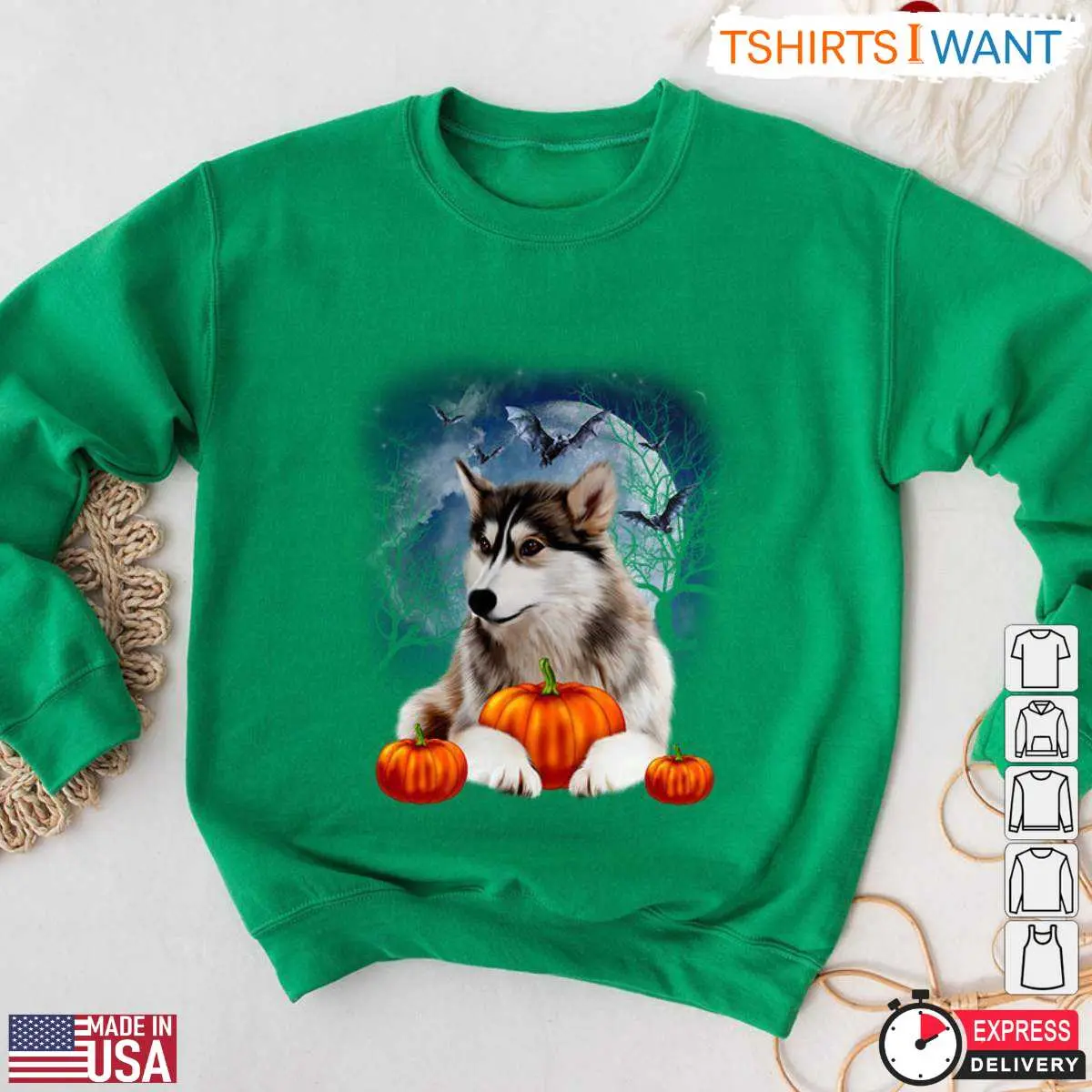 Husky Halloween Night Pumpkin Sweatshirt 6 1.jpg