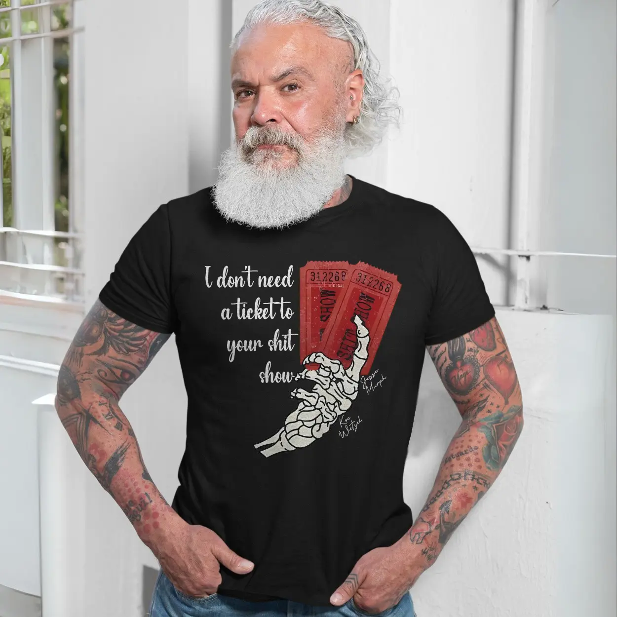 I Dont Need a Ticket E28093 Attitude and Fun Graphic Tee 7.jpg