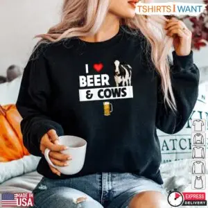 I Love Beer And Cows Funny Farmer T-Shirt 7 I Love Beer And Cows Funny Farmer T Shirt 4 1.jpg