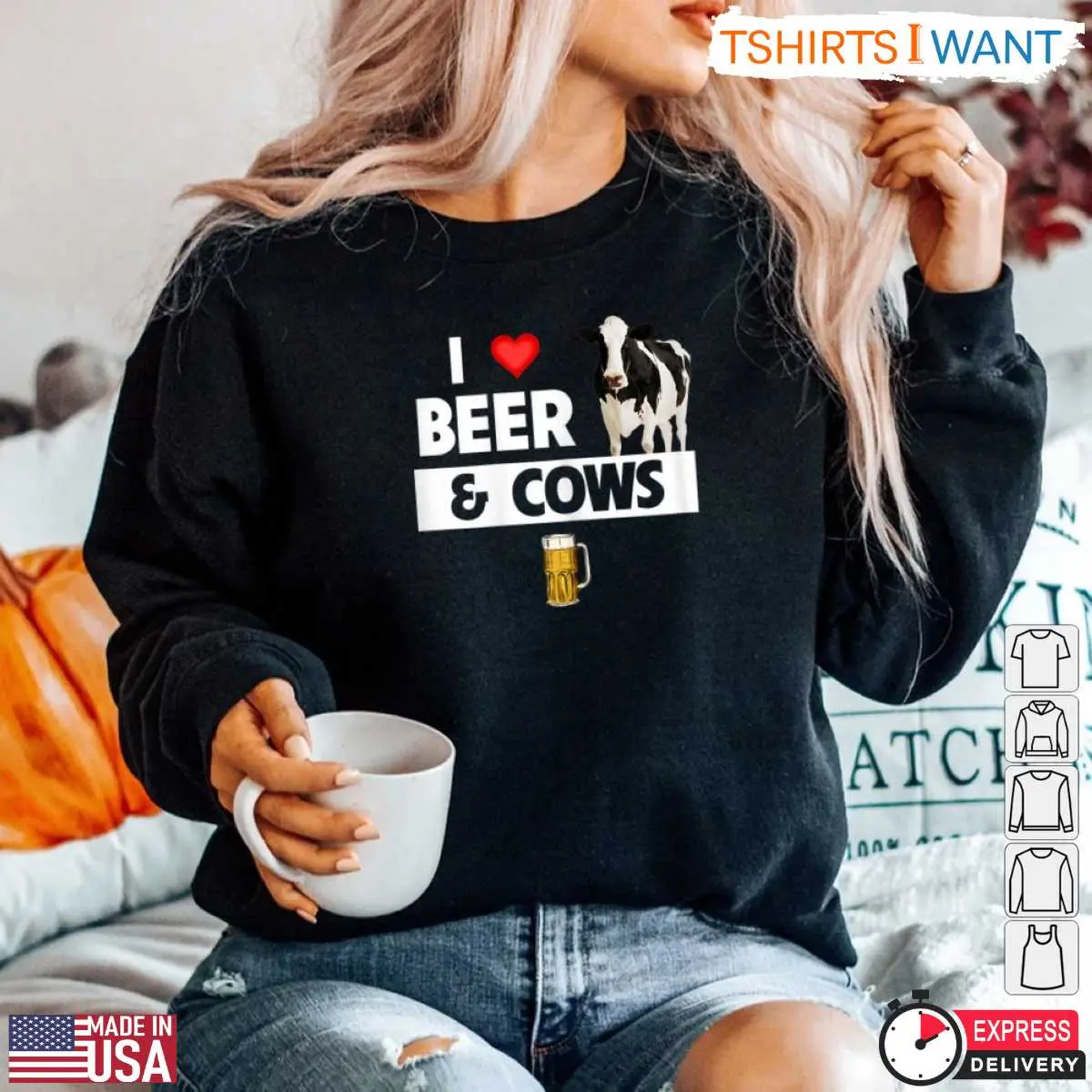 I Love Beer And Cows Funny Farmer T Shirt 4 1.jpg
