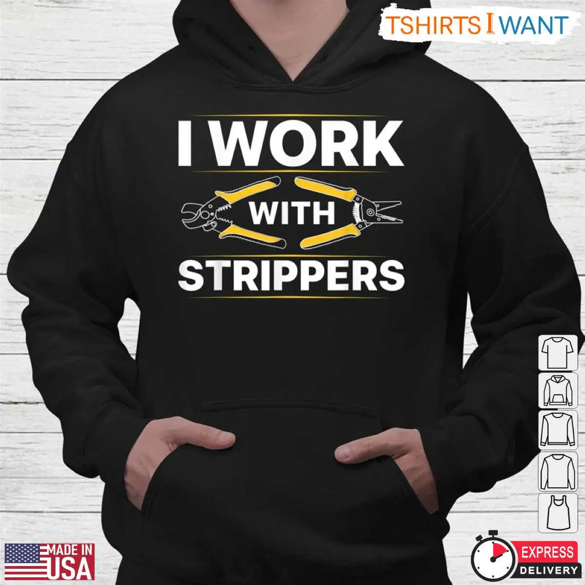 I Work With Strippers Funny Electrician T Shirt 4 1.jpg