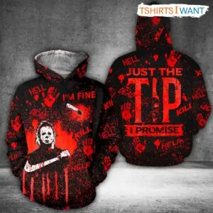 I'm Fine Bloody Hoodie - Michael Myers Spirit, Spooky Season Halloween 3D Printed Apparel 5 Im Fine Bloody Hoodie Michael Myers Spirit Halloween 2 1.jpg