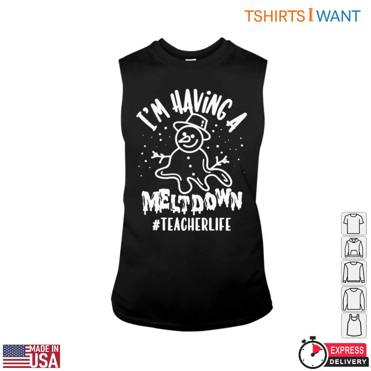 Im Having a Meltdown Snowman Teacher T Shirt 3 1.jpg