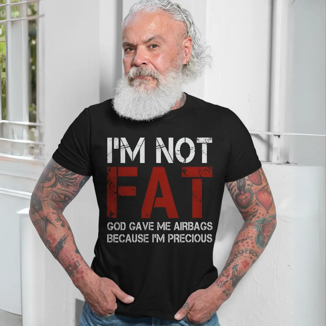 Im Not Fat Im Precious Funny Dad Bod T Shirt Gag Gift 7 1.jpg