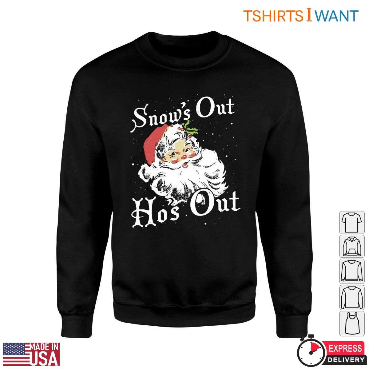 Images Of Santa Claus T Shirt Snows Out Hos Out Festive 2 1.jpg