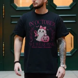 In October We Wear Pink Ghost T-Shirt – Breast Cancer Awareness Tee 10 In October We Wear Pink Ghost T Shirt E28093 Breast Cancer Awareness Tee 4.jpg