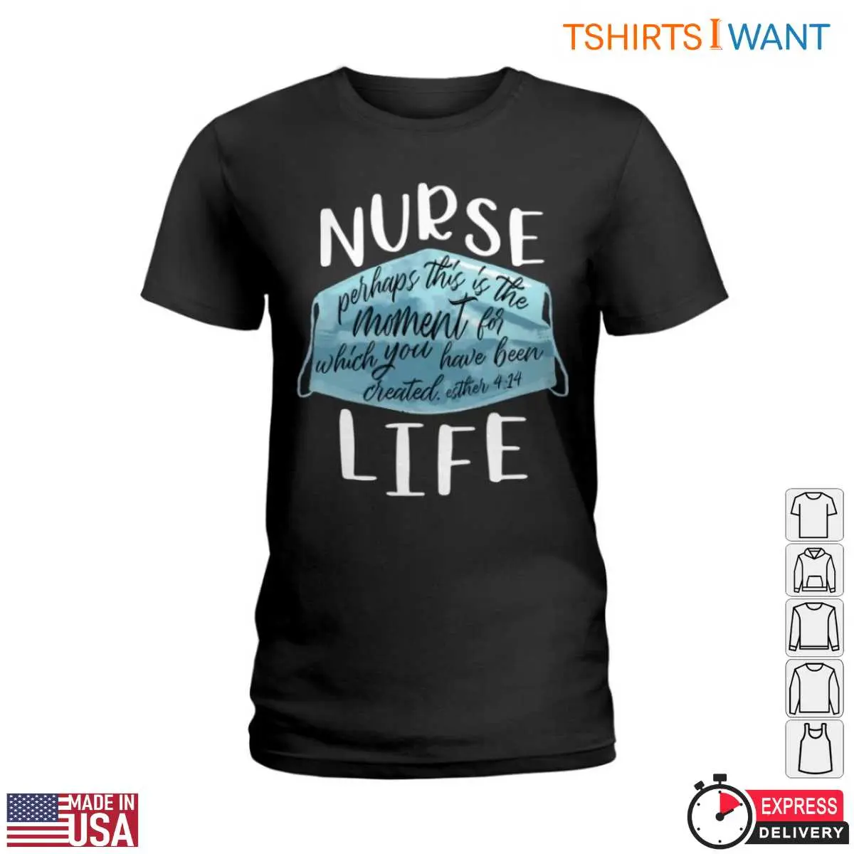 Inspirational Nurse Quote Esther Medical Mask Design Motivational T Shirt 2 1.jpg