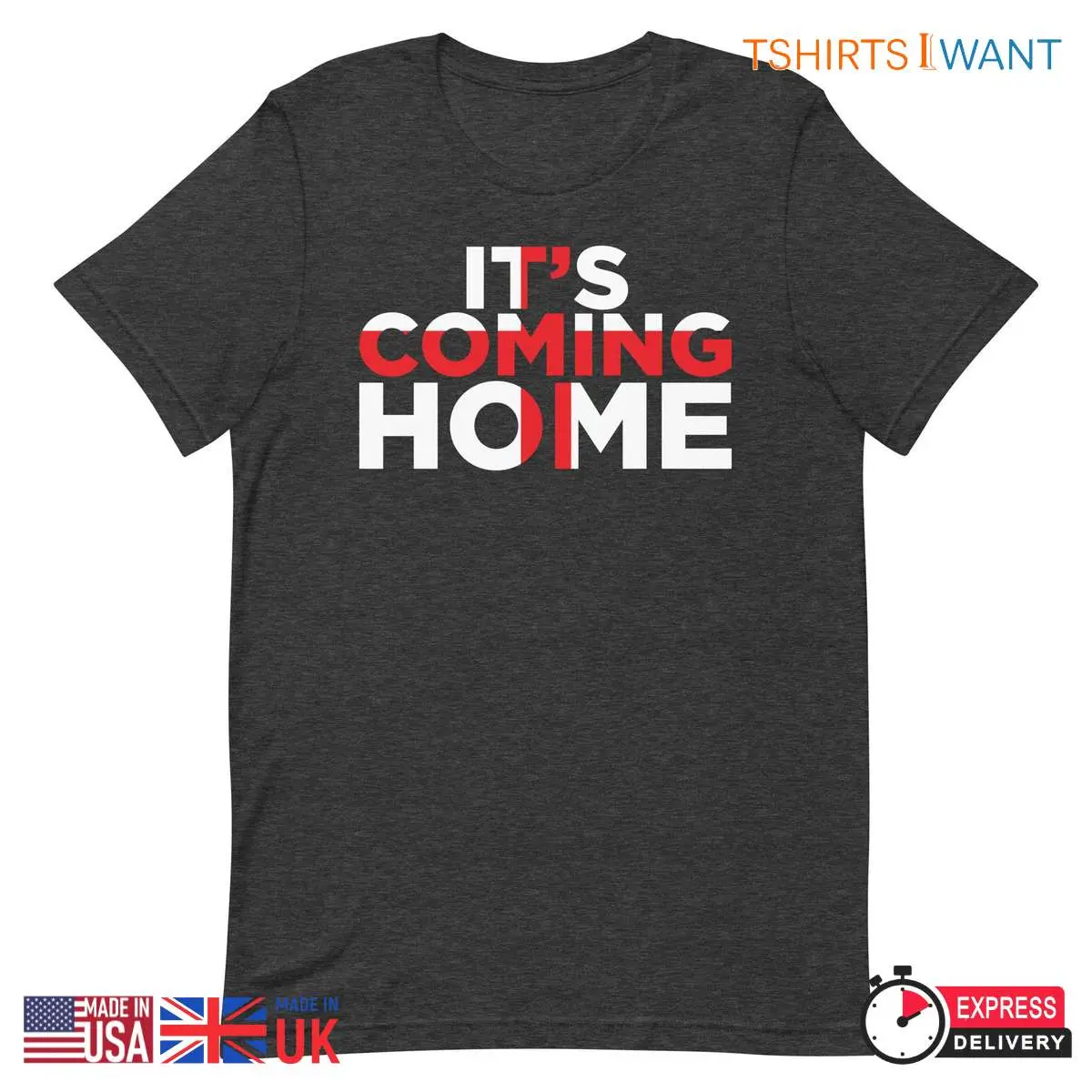 It's Coming Home England Flag Celebrating the Three Lions Euro Champion 5 England Three Lions Euro Champion T-Shirt Design