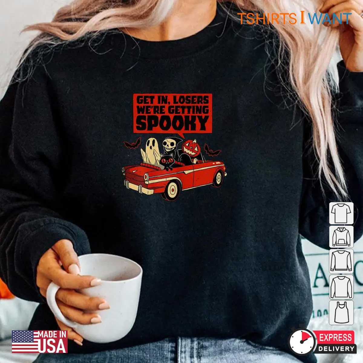 It's Halloween Time To Get Spooky: Get In Loser We're Getting Halloween Shirt 6 Its Halloween Time To Get Spooky Scary Season Party 6 1.jpg