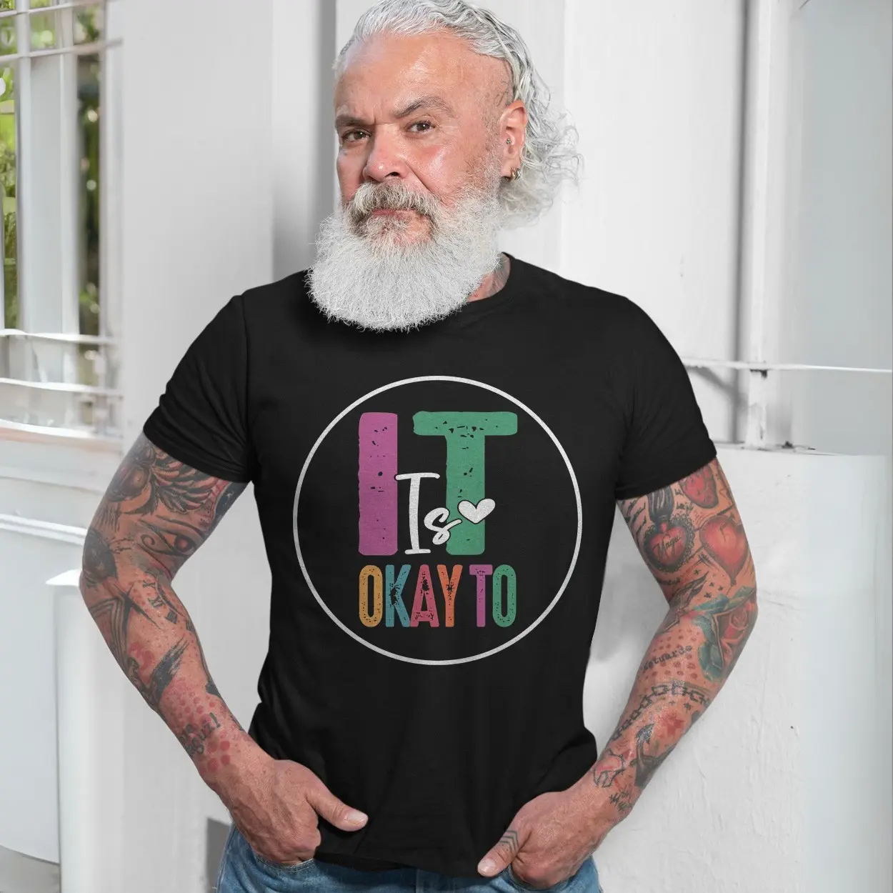 Its Okay Mental Health Awareness Minimalist Graphic T Shirt 7 1.jpg