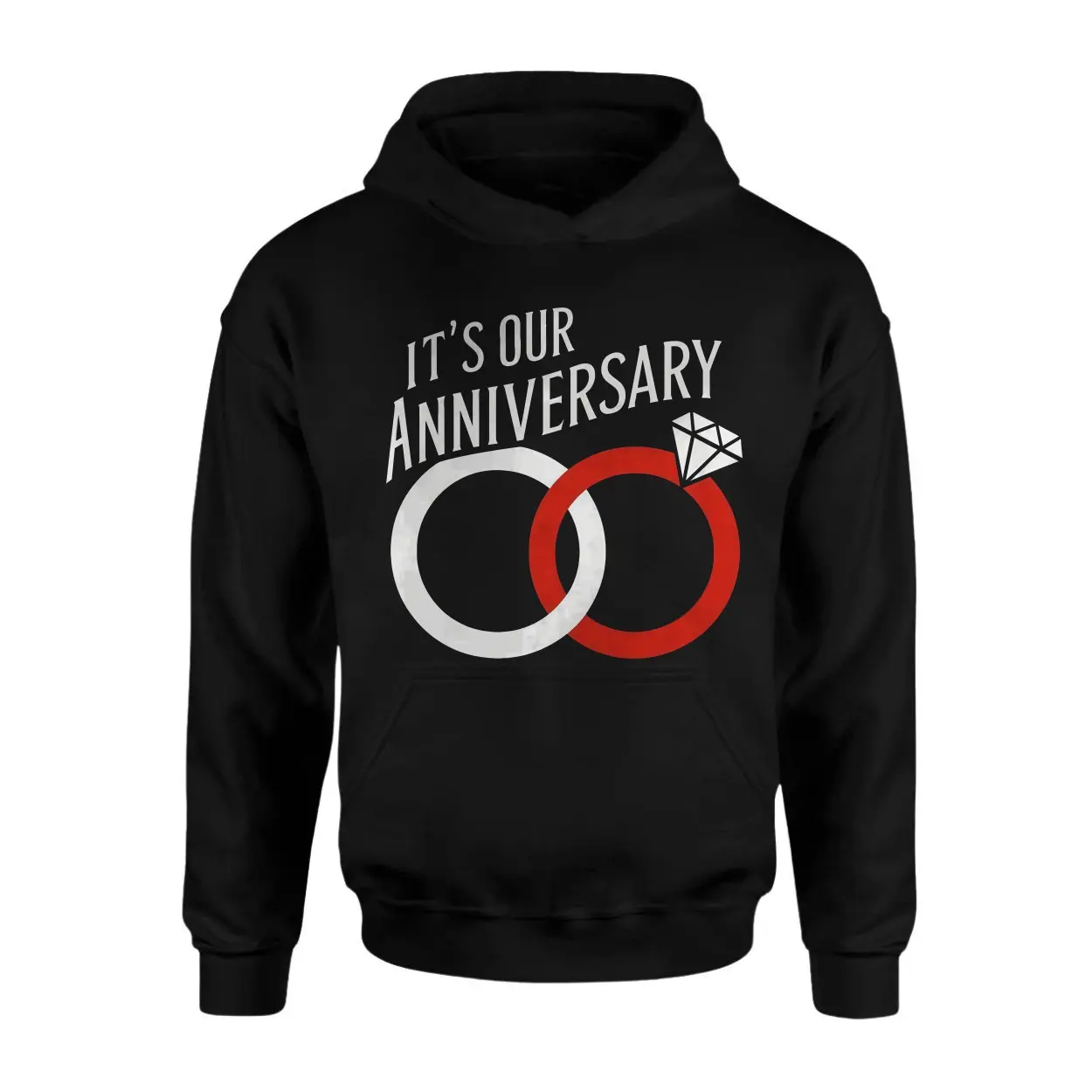 Its Our Anniversary T Shirt E28093 Cute Matching Wedding Rings Tee 2.jpg