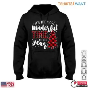 It's The Most Wonderful Time Christmas T-Shirt Red Black Lumberjack Plaid Tree Design 6 Its The Most Wonderful Time Christmas T Shirt Red Black Lumberjack Plaid Tree Design 2 1 1.jpg