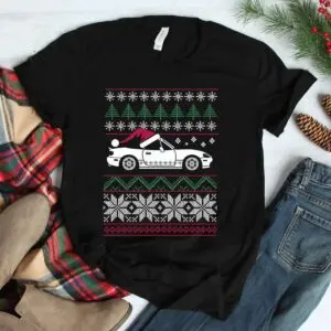 JDM Race Cars Ugly Christmas V2 Shirt - Car Enthusiast Holiday Design 7 JDM Race Cars Ugly Christmas Car Lover Shirt 3 1.jpg