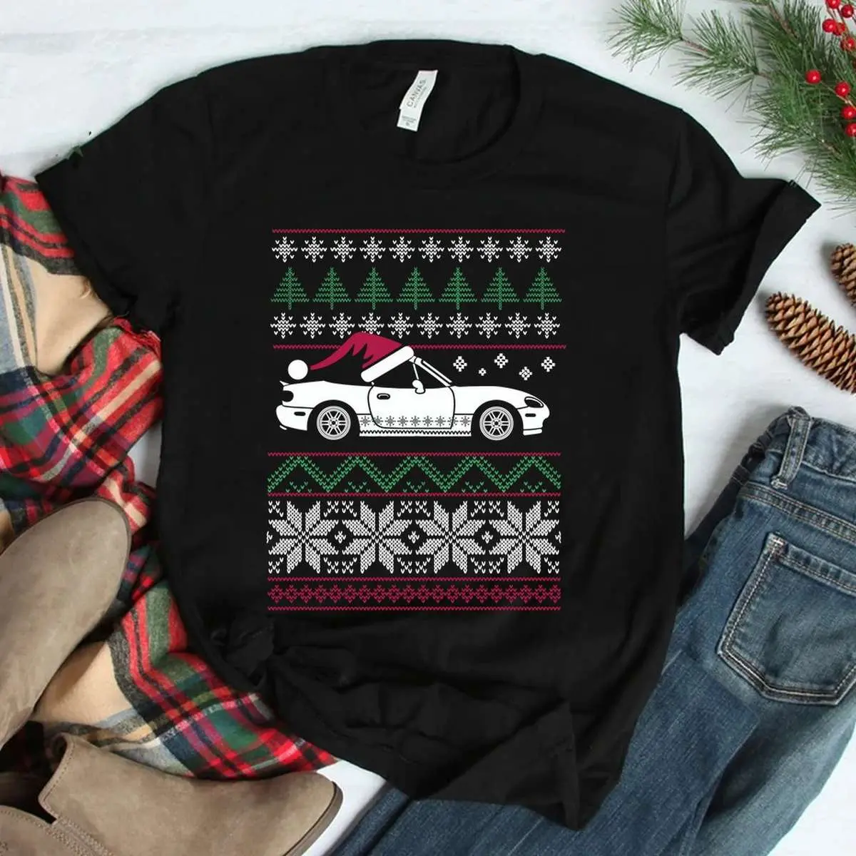 JDM Race Cars Ugly Christmas Car Lover Shirt 3 1.jpg
