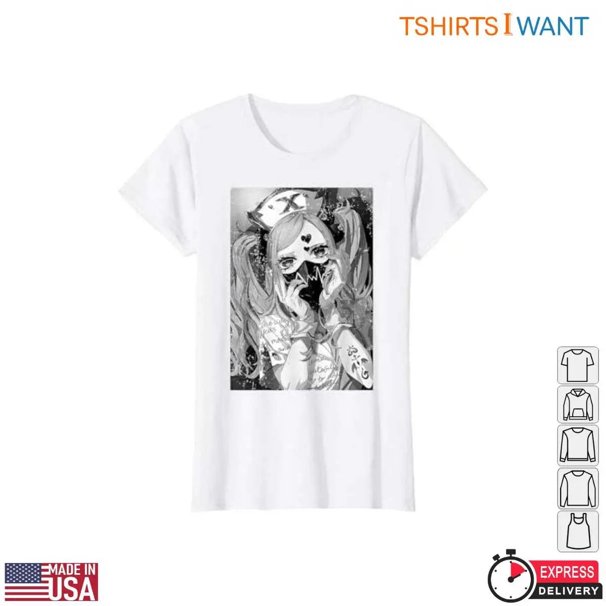 Japanese Horror Anime Gothic Girl T Shirt 3 1.jpg