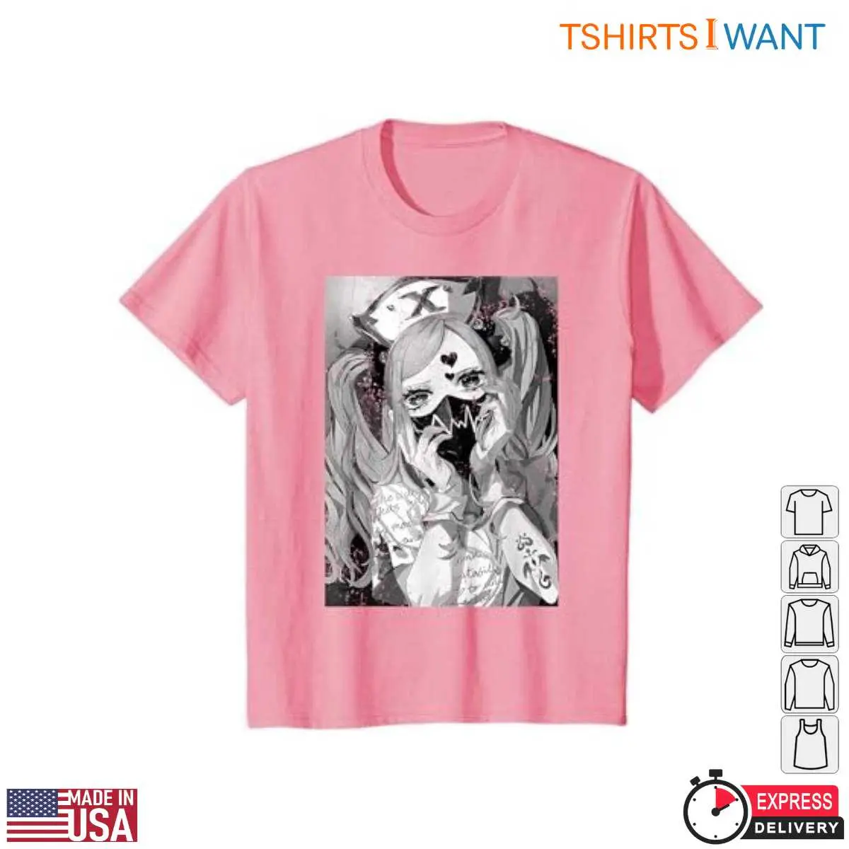 Japanese Horror Anime Gothic Girl T Shirt 5 1.jpg