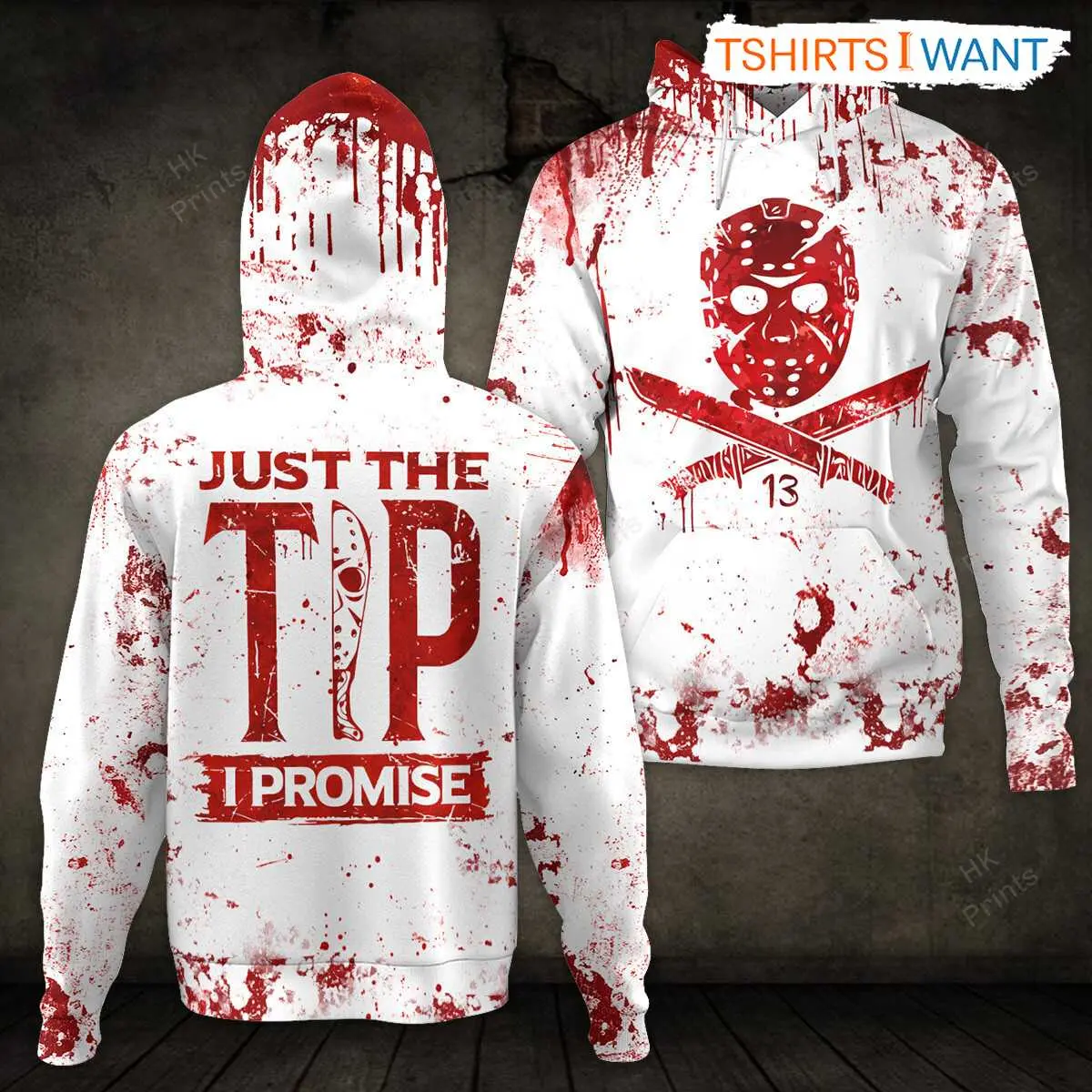 Jason Voorhees Custom Blood Horror Movie Fan Apparel 2 1.jpg