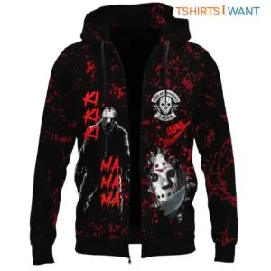 Jason Voorhees Hoodie - Friday the 13th Horror Movie Fan, Spooky Season 3D All Over Printed Zip-Up 6 Jason Voorhees Hoodie Friday the 13th Horror Fan Zip Up 3 1 1.jpg