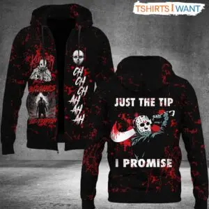 Jason Voorhees Hoodie with Mask - Kill Her Bitches, Be Trippin, Spooky Season Halloween Apparel 5 Jason Voorhees Hoodie with Mask Kill Her Bitches 2 1 1.jpg