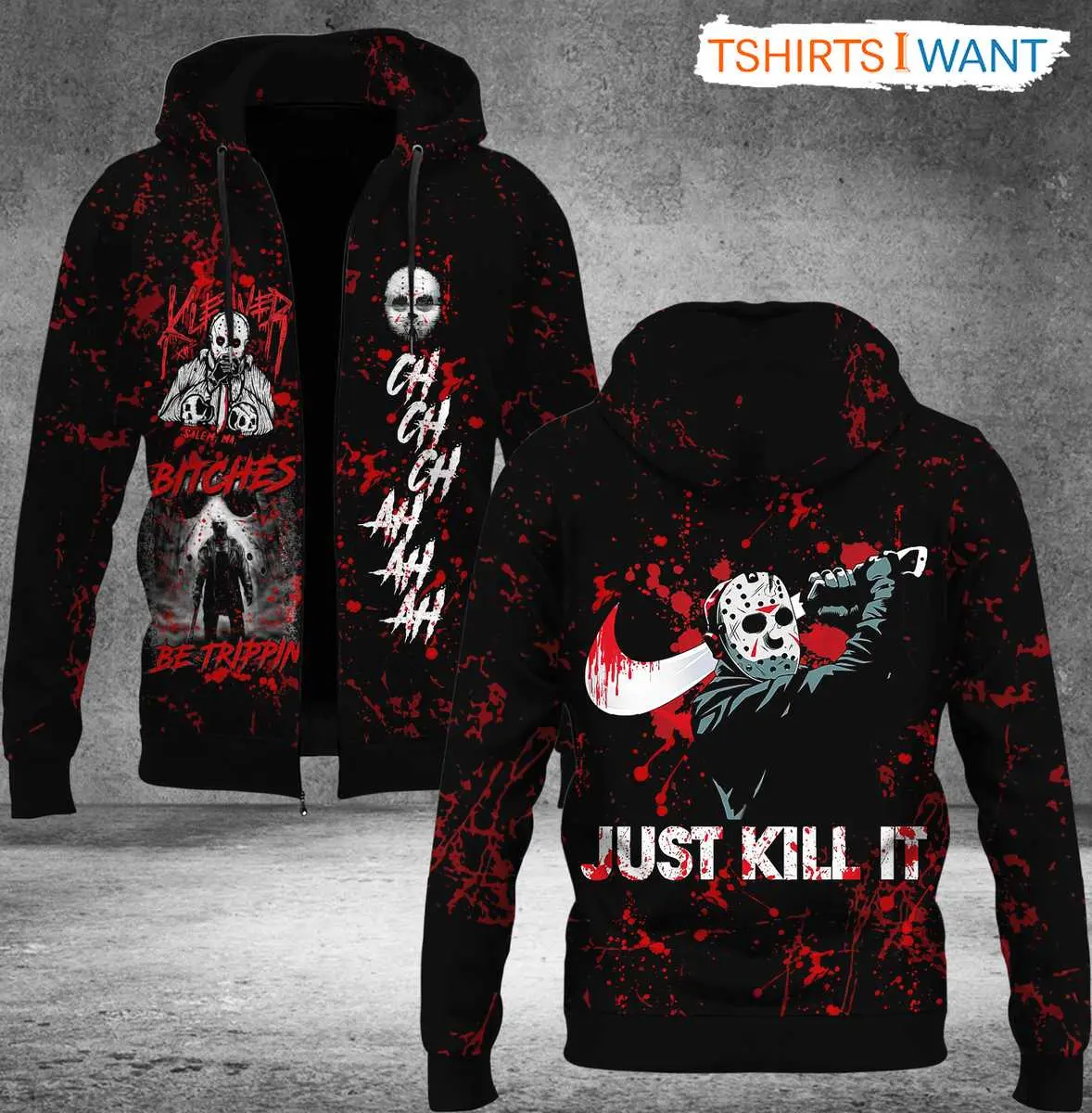 Jason Voorhees Zip Up Hoodie Just Kill It Halloween 2 1 1.jpg