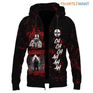 Jason Voorhees Zip-Up Hoodie - Just Kill It, Friday the 13th Fan, Spooky Season Halloween Apparel 7 Jason Voorhees Zip Up Hoodie Just Kill It Halloween 4 1 1.jpg