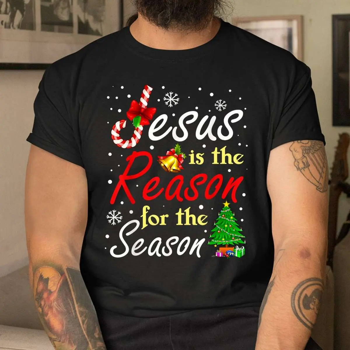 Christmas Stocking Stuffer Shirt - Jesus The Reason for the Season 11 Jesus Christmas Stocking Stuffer Shirt Design