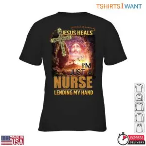 Jesus Heals Inspirational Nurse T-Shirt with Cross Design 8 Jesus Heals Inspirational Nurse T Shirt with Cross Design 3 1.jpg