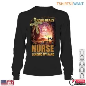 Jesus Heals Inspirational Nurse T-Shirt with Cross Design 10 Jesus Heals Inspirational Nurse T Shirt with Cross Design 5 1.jpg