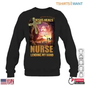 Jesus Heals Inspirational Nurse T-Shirt with Cross Design 11 Jesus Heals Inspirational Nurse T Shirt with Cross Design 6 1.jpg