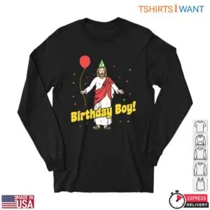 Jesus Image T-Shirt - Celebratory Balloon and Confetti Tee 6 Jesus Image T Shirt Celebratory Balloon and Confetti Tee 2 1.jpg