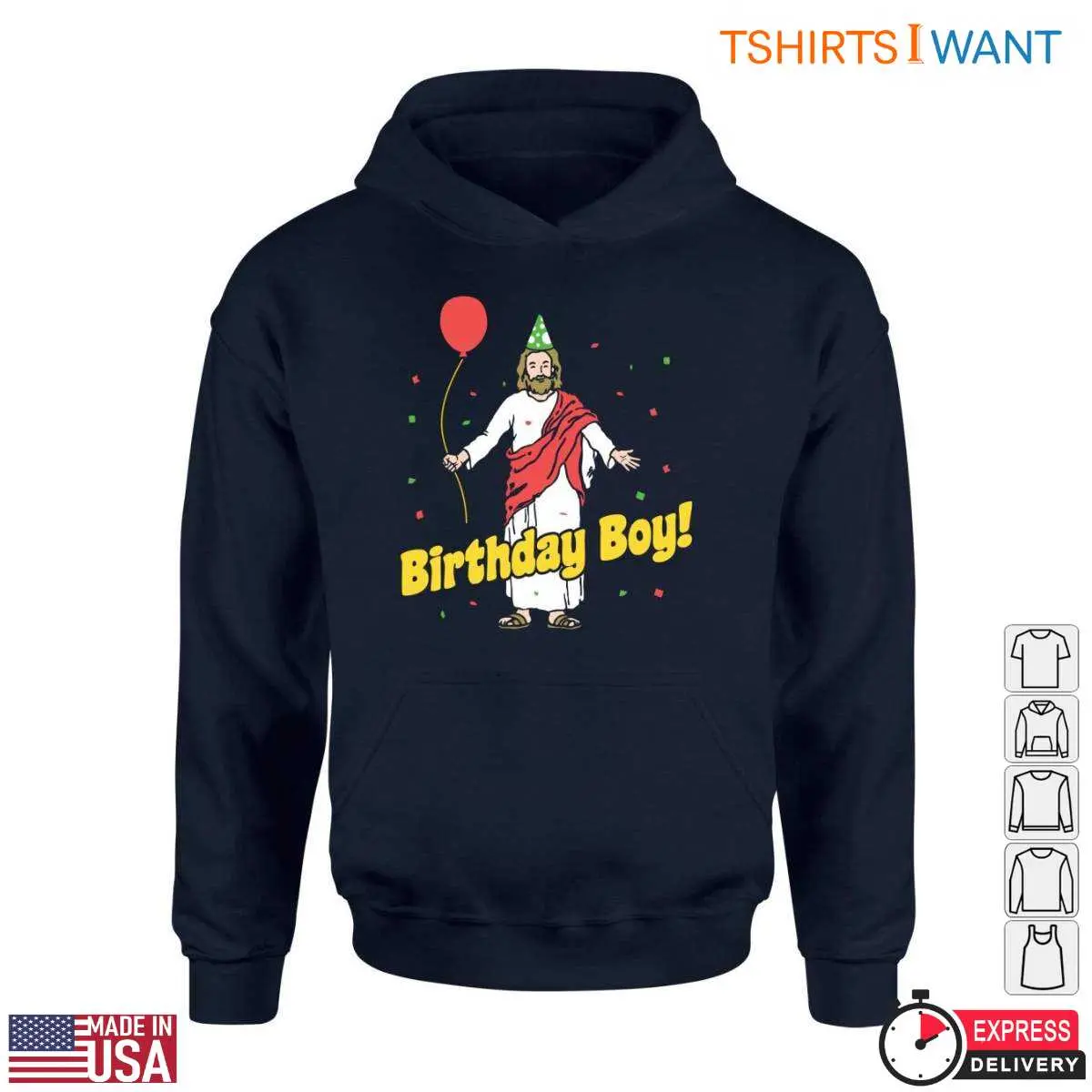 Jesus Image T-Shirt - Celebratory Balloon and Confetti Tee 4 Jesus Image T Shirt Celebratory Balloon and Confetti Tee 4 1.jpg