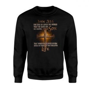 John 3 16 Bible Verse Cross Graphic Christian T Shirt 3 1.jpg