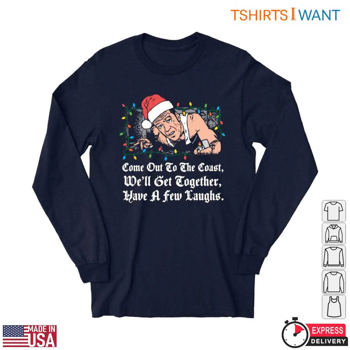 John Mcclane Christmas John Mcclane Christmas T Shirt Come Out to the Coast 2 1.jpg