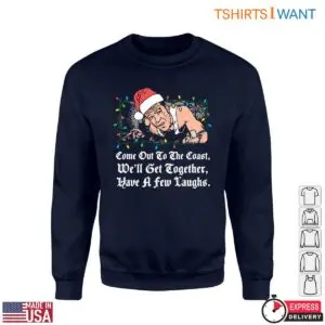 John Mcclane Christmas T-Shirt - 'Come Out to The Coast, We'll Get Together, Have A Few Laughs' Holiday Action Hero 9 John Mcclane Christmas John Mcclane Christmas T Shirt Come Out to the Coast 5 1.jpg